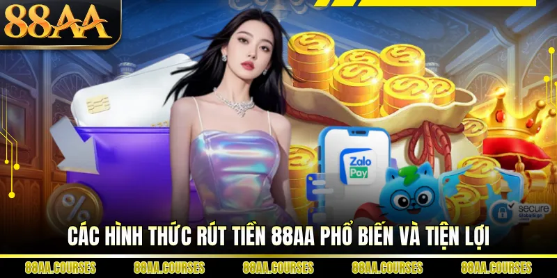 Các hình thức rút tiền 88AA phổ biến và tiện lợi