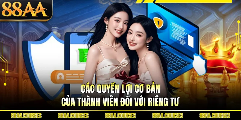 Các quyền lợi cơ bản của thành viên đối với riêng tư