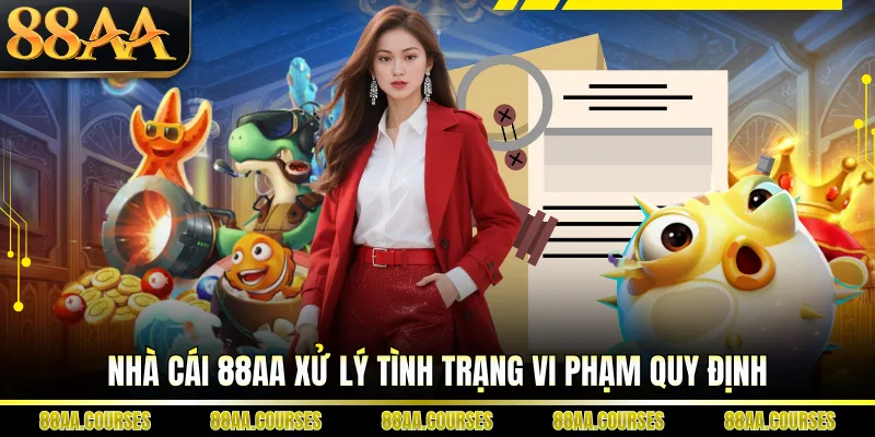 Nhà cái 88AA xử lý tình trạng vi phạm quy định
