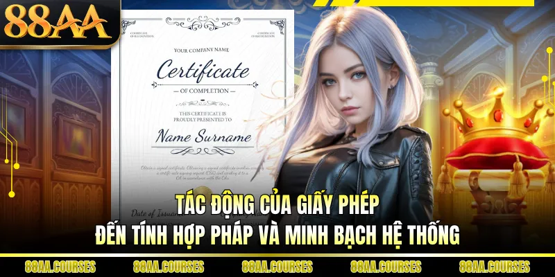 Tác động của giấy phép đến tính hợp pháp và minh bạch hệ thống