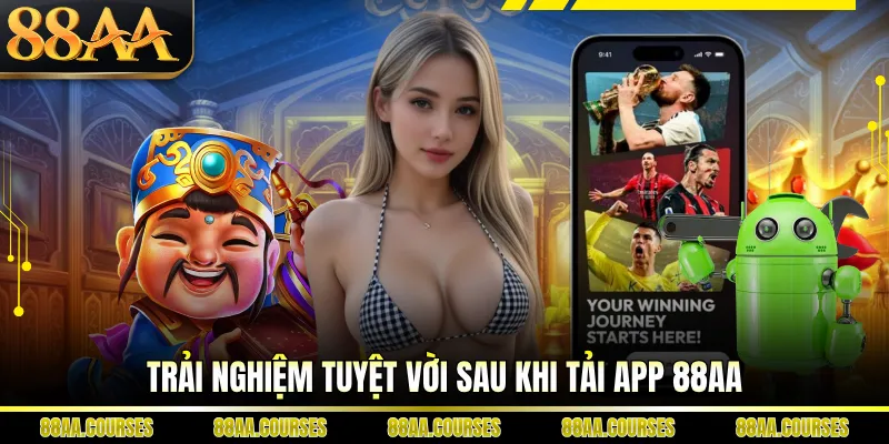 Trải nghiệm tuyệt vời sau khi tải app 88AA